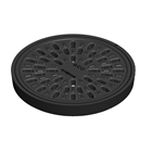 ACO Gussdeckel Ø 25cm gelocht  Kl A15
