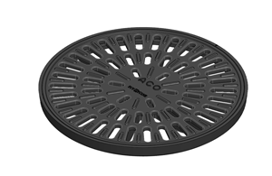 ACO Gussdeckel Ø 50cm gelocht Kl A15