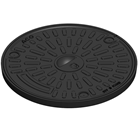 ACO Gussdeckel Ø 50cm mit Handgriff Kl A15