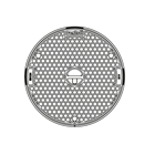 Gussdeckel 1 t verschraubt Geruchdicht Ø 60 cm