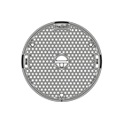 Gussdeckel 5 t. verschraubt, geruchdicht Ø 50 cm