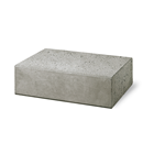 Blocktritte grau, leicht gestrahlt