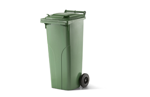 Norm-Abfallbehälter 140 Liter grün