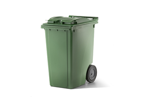 Norm-Abfallbehälter 360 Liter grün