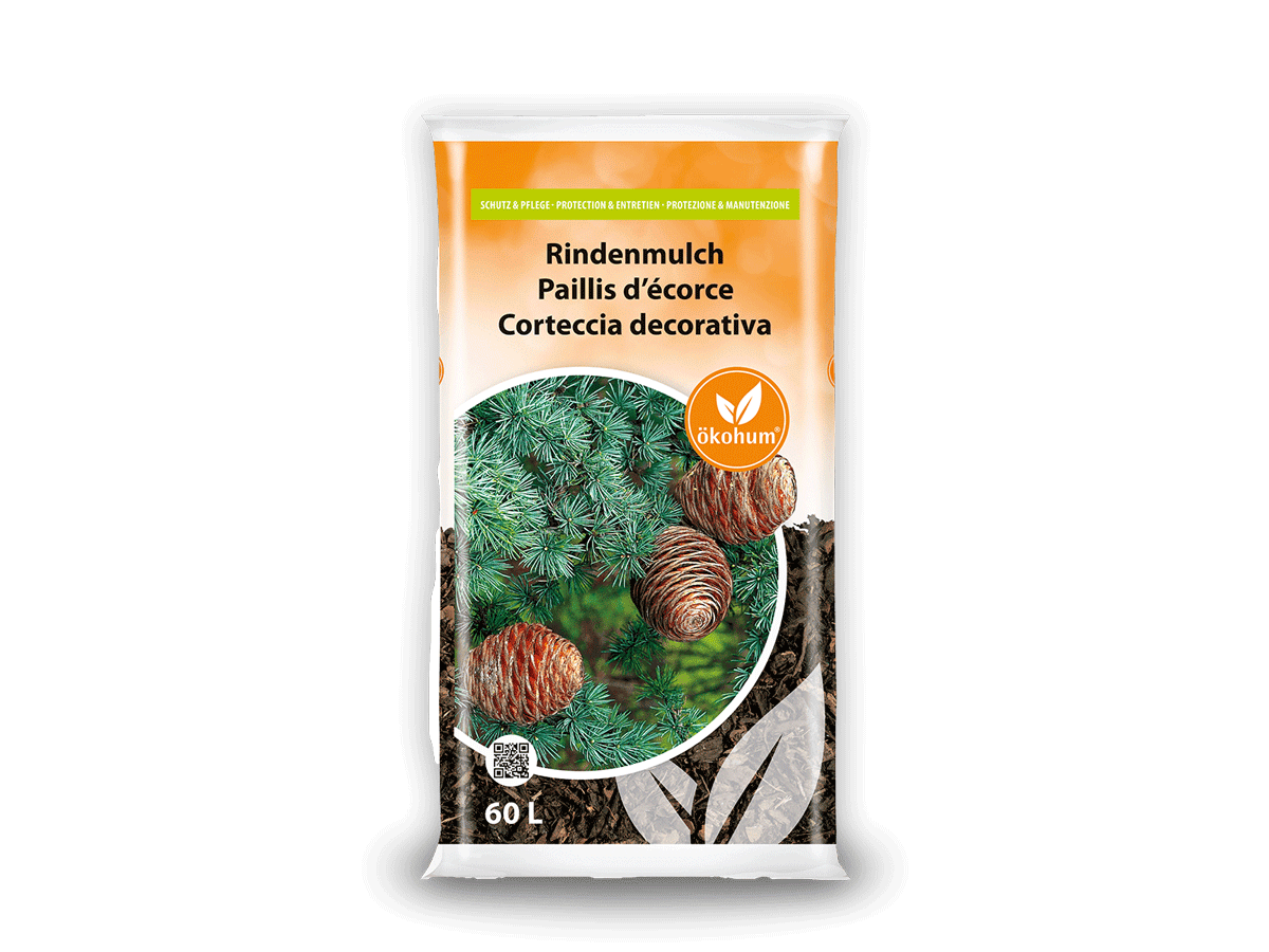 Oekohum Rindenmulch 10-40 mm  60 Liter