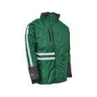 Regenschutz-Jacke grün, mit Futter (abnehmbar)