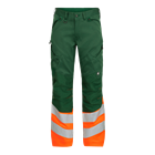 Safety Hose grün/orange mit Reflexstreifen