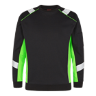 Cargo Sweatshirt schwarz/grün