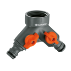 Gardena  Zwei-Wege-Ventil 1/2" / 3/4"