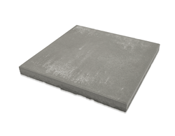 Zementplatten grau glatt Minifase