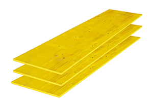 Schaltafeln gelb, L 200cm, B 50cm   