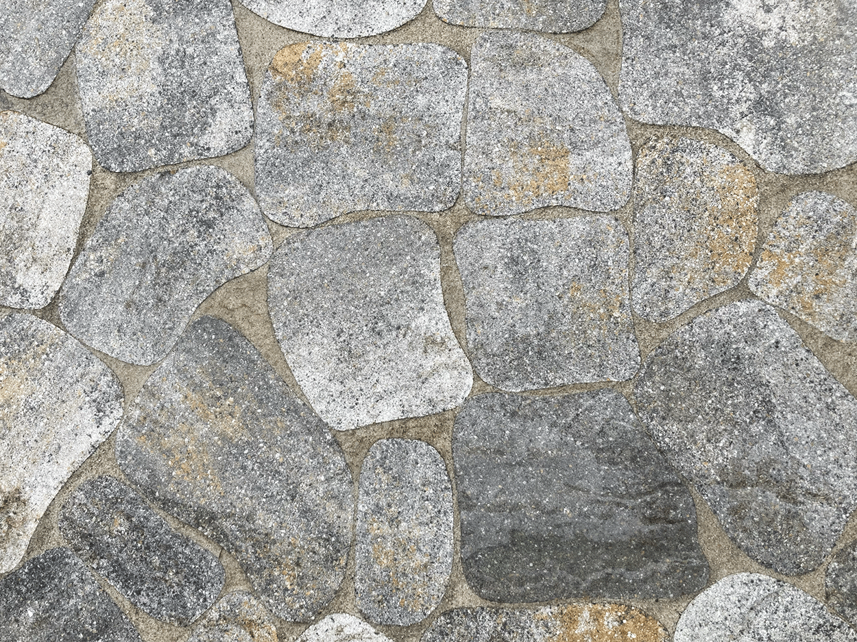 Rustico-Polygonal-Pflaster muschelkalk
