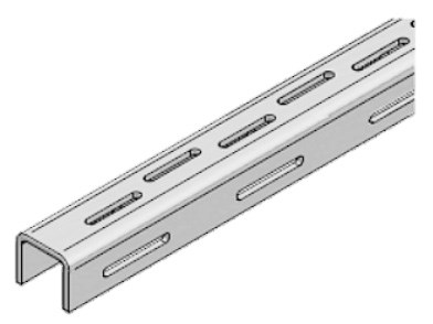 Volfi Drainprofil WD-C 20x37mm, Alu 2mm