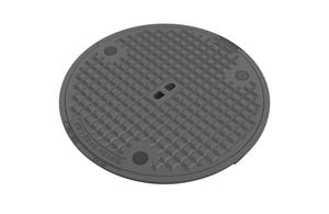 BGS Gussdeckel NW 600 B125 Handgriff verschraubt 